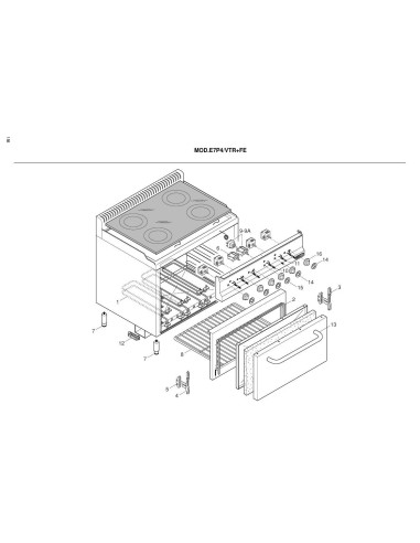 Pièces détachées BERTOS E7P4-VTR-FE Annee 2002 