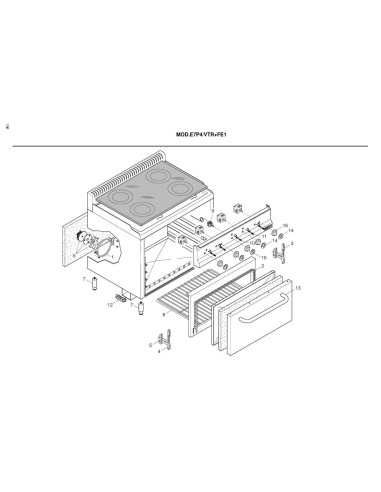 Pièces détachées BERTOS E7P4-VTR-FE1 Annee 2002 