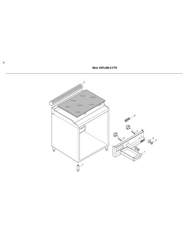 Pièces détachées BERTOS E9FL8M-2-VTR Annee 2002 