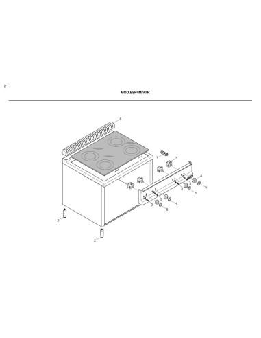 Pièces détachées BERTOS E9P4M-VTR Annee 2002 