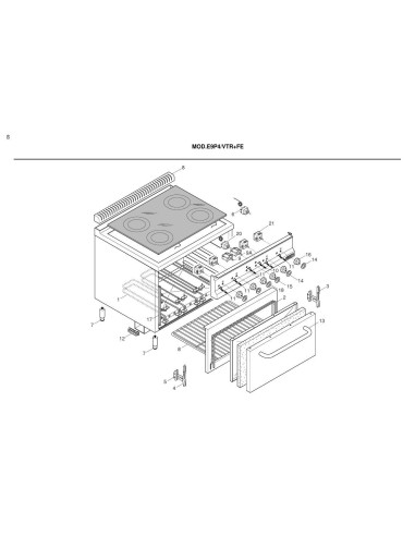 Pièces détachées BERTOS E9P4-VTR-FE Annee 2002 