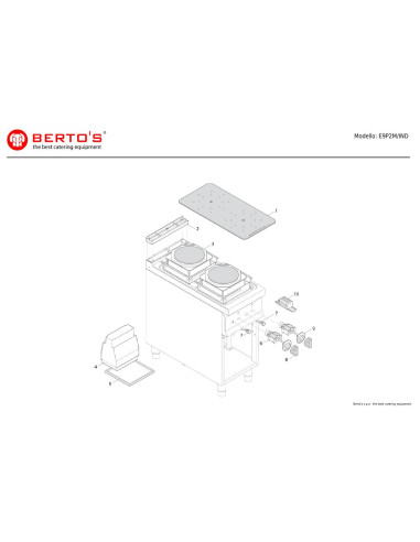 Pièces détachées BERTOS E9P2M-IND Annee 0 