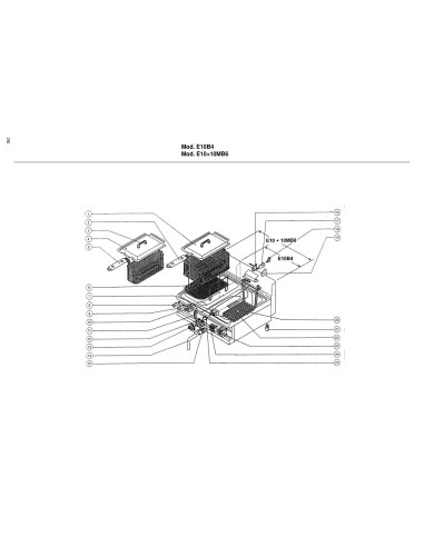 Pièces détachées BERTOS E10-10MB6 Annee 2002 