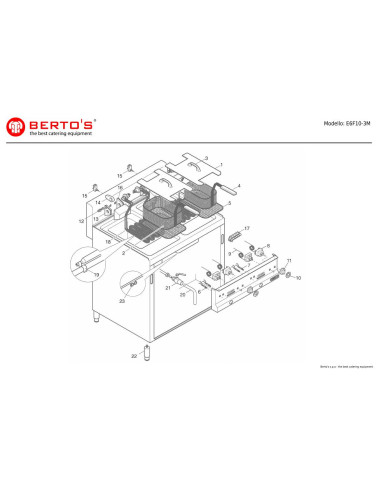 Pièces détachées BERTOS E6F10-3M Annee 0 