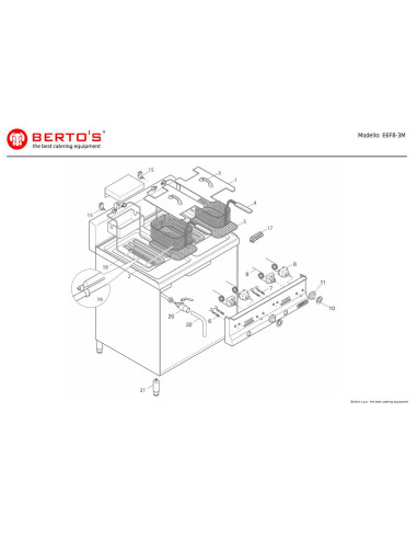 Pièces détachées BERTOS E6F8-3M Annee 0 