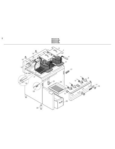 Pièces détachées BERTOS E7F10-4M Annee 2002 