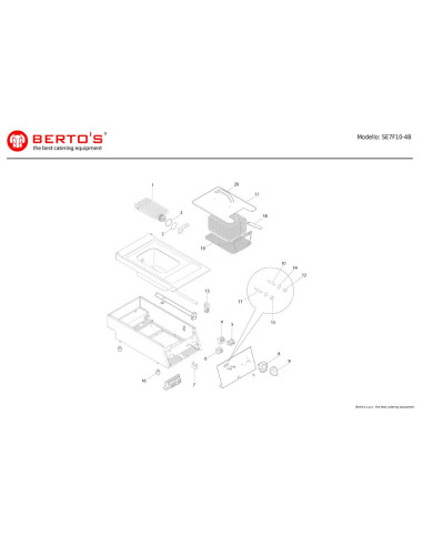 Pièces détachées BERTOS SE7F10-4B Annee 0 