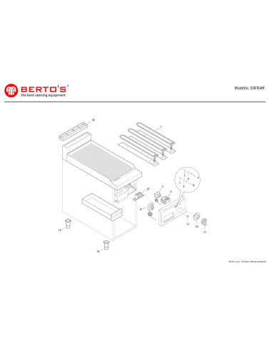 Pièces détachées BERTOS E9FR4M Annee 0 