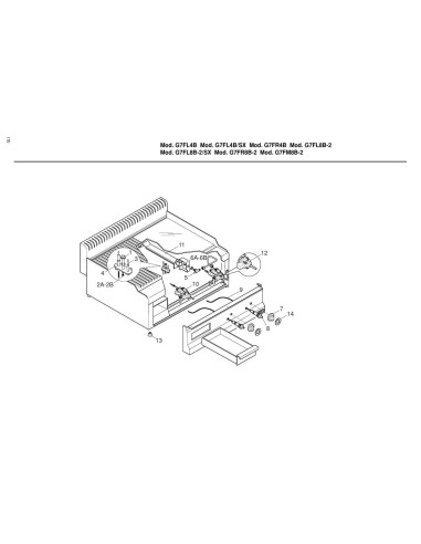 Pièces détachées BERTOS G7FL4B-SX Annee 2002 