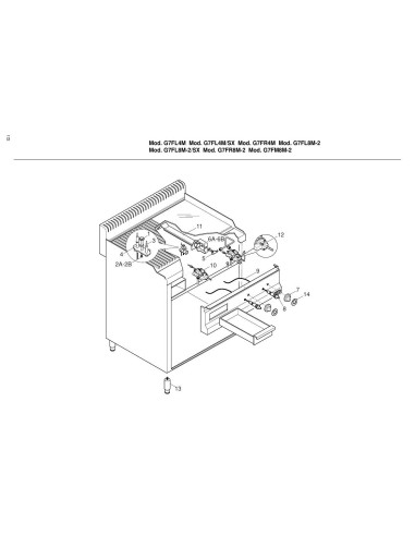 Pièces détachées BERTOS G7FL4M-SX Annee 2002 