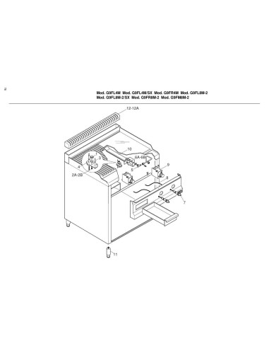 Pièces détachées BERTOS G9FL4M-SX Annee 2002 