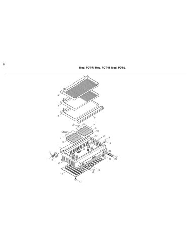 Pièces détachées BERTOS PDT-M Annee 2002 