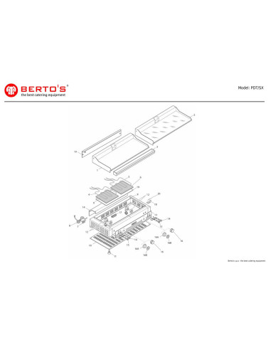 Pièces détachées BERTOS PDT-SX Annee 0 