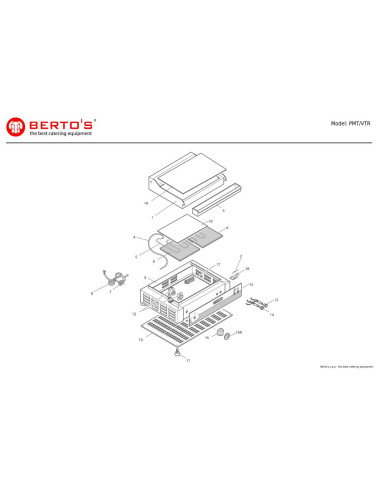 Pièces détachées BERTOS PMT-VTR Annee 0 