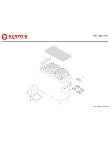 Pièces détachées BERTOS SE9P2M-IND Annee 0 