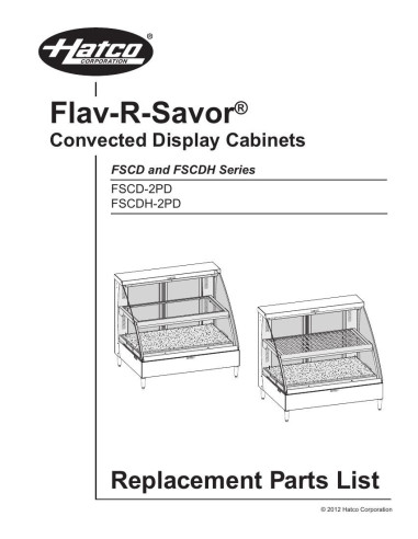 Pièces détachées HATCO FSCD-2PD 