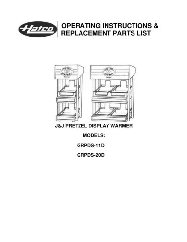 Pièces détachées HATCO GRPDS-11D 