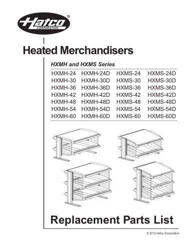 Pièces détachées HATCO HXMH-24 