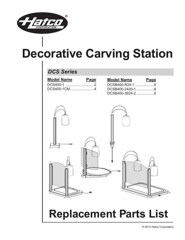 Pièces détachées HATCO DCS-Series 