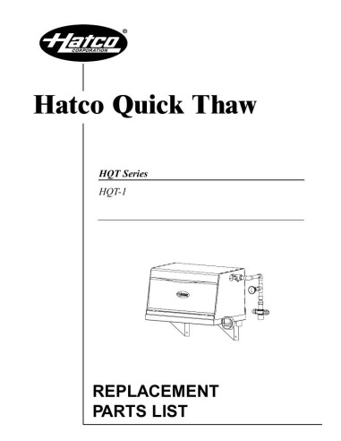 Pièces détachées HATCO HQT-1 