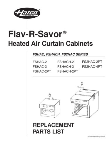 Pièces détachées HATCO FSHAC-4PT 