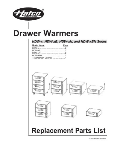 Pièces détachées HATCO HDW-1.5R2 