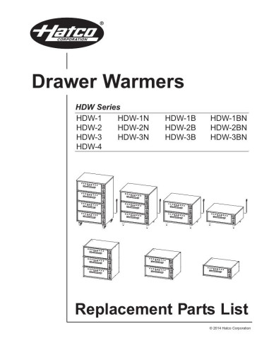 Pièces détachées HATCO HDW-1N 