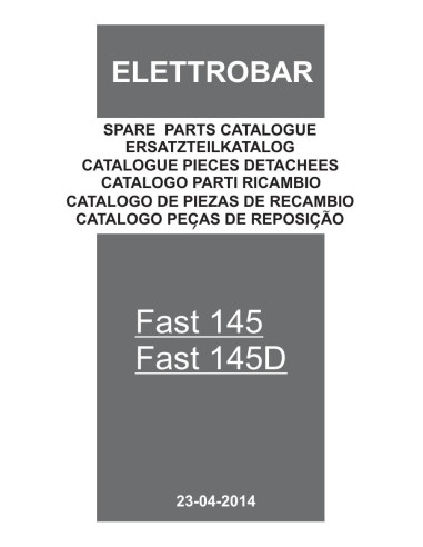 Pièces détachées ELETTROBAR FAST145 Annee 04-2014 230-50-1 