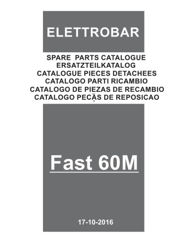 Pièces détachées ELETTROBAR FAST60M Annee 10-2016 400-50-3N 