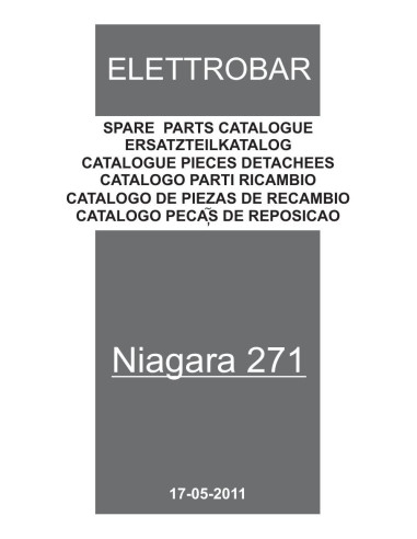 Pièces détachées ELETTROBAR NIAGARA271 Annee 05-2011 