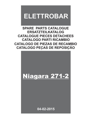 Pièces détachées ELETTROBAR NIAGARA271-2 Annee 02-2015 400-50-3N 