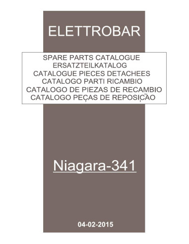 Pièces détachées ELETTROBAR NIAGARA341 Annee 02-2015 230-50-1N 