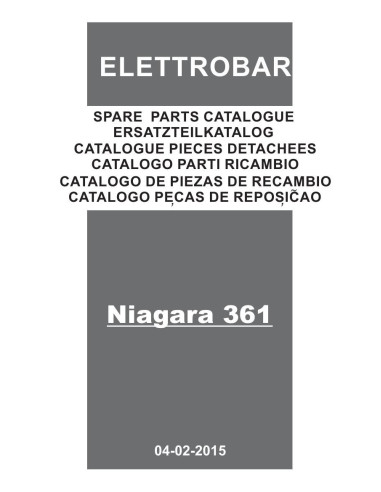 Pièces détachées ELETTROBAR NIAGARA361 Annee 02-2015 230-50-3 