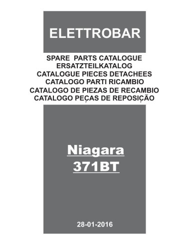 Pièces détachées ELETTROBAR NIAGARA371BT Annee 01-2016 