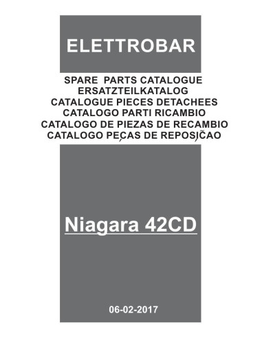 Pièces détachées ELETTROBAR NIAGARA42CD Annee 02-2017 230-50-1N 