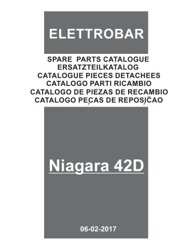 Pièces détachées ELETTROBAR NIAGARA42DE Annee 02-2017 230-50-1N 