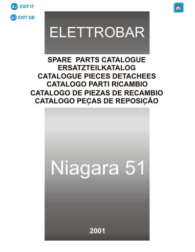 Pièces détachées ELETTROBAR NIAGARA51 Annee 2002 