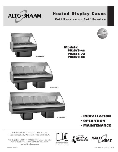 Pièces détachées ALTO-SHAAM PD2SYS-48 - ALTO-SHAAM PD2SYS-48 - Alto-Shaam