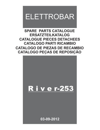 Pièces détachées ELETTROBAR RIVER253ECS Annee 09-2012 