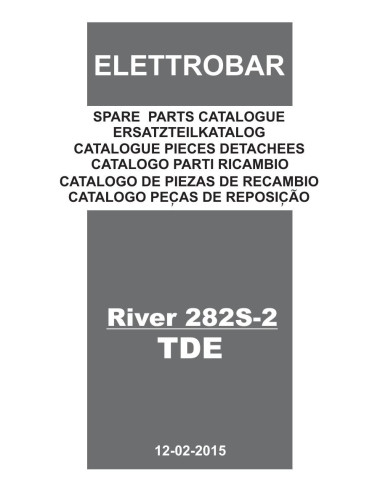 Pièces détachées ELETTROBAR RIVER282TDE Annee 02-2015 400-50-3N 