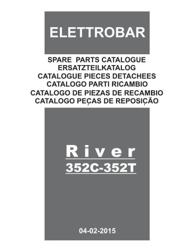 Pièces détachées ELETTROBAR RIVER352 Annee 02-2015 