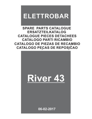 Pièces détachées ELETTROBAR RIVER43R Annee 02-2017 