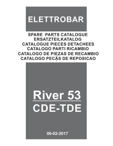 Pièces détachées ELETTROBAR RIVER53 Annee 02-2017 