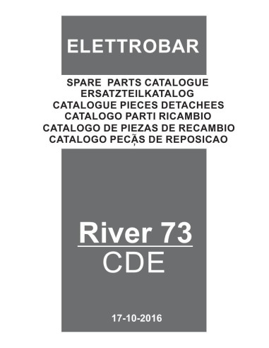 Pièces détachées ELETTROBAR RIVER73CDE Annee 10-2016 