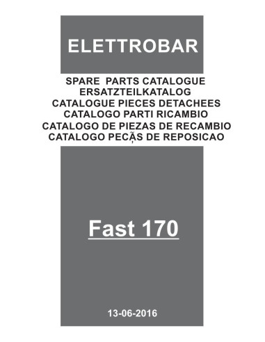 Pièces détachées ELETTROBAR FAST170 Annee 06-2016 