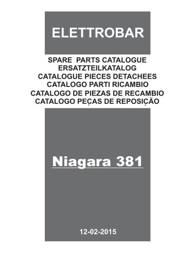 Pièces détachées ELETTROBAR NIAGARA283 Annee 02-2014 