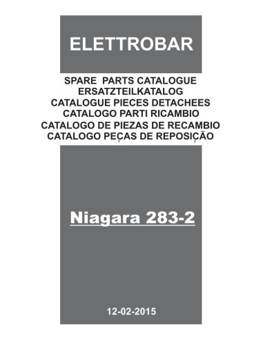 Pièces détachées ELETTROBAR NIAGARA283-2 FURNOTEL Annee 02-2015 