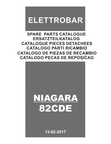 Pièces détachées ELETTROBAR NIAGARA82CDE Annee 02-2017 