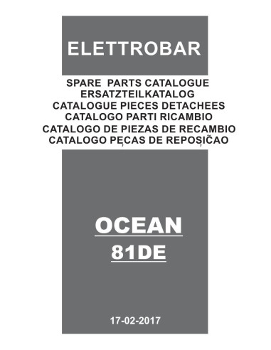 Pièces détachées ELETTROBAR OCEAN81DE Annee 02-2017 