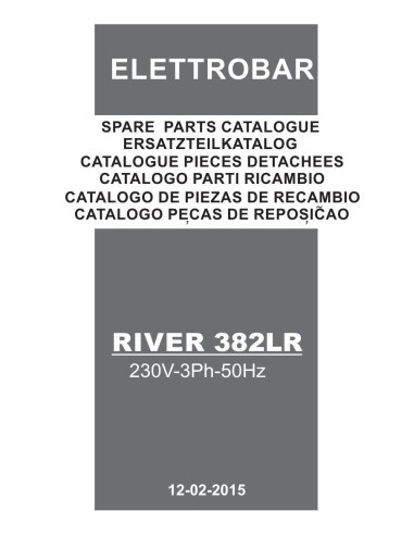 Pièces détachées ELETTROBAR RIVER382L NRG Annee 02-2015 